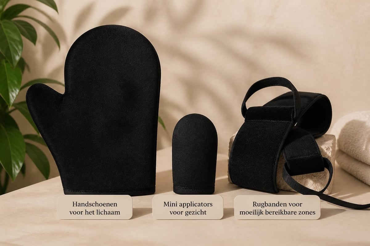 Types self tan mitt voor verschillende doeleinden
