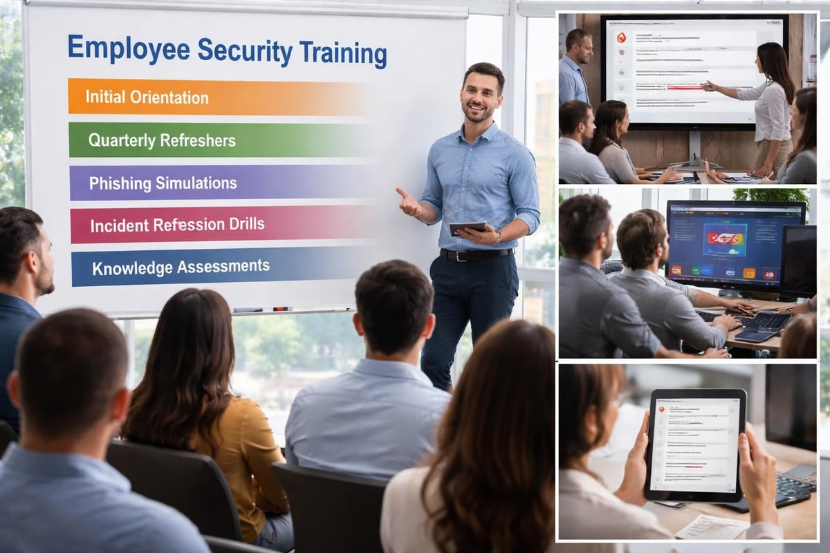 Security awareness training cycle