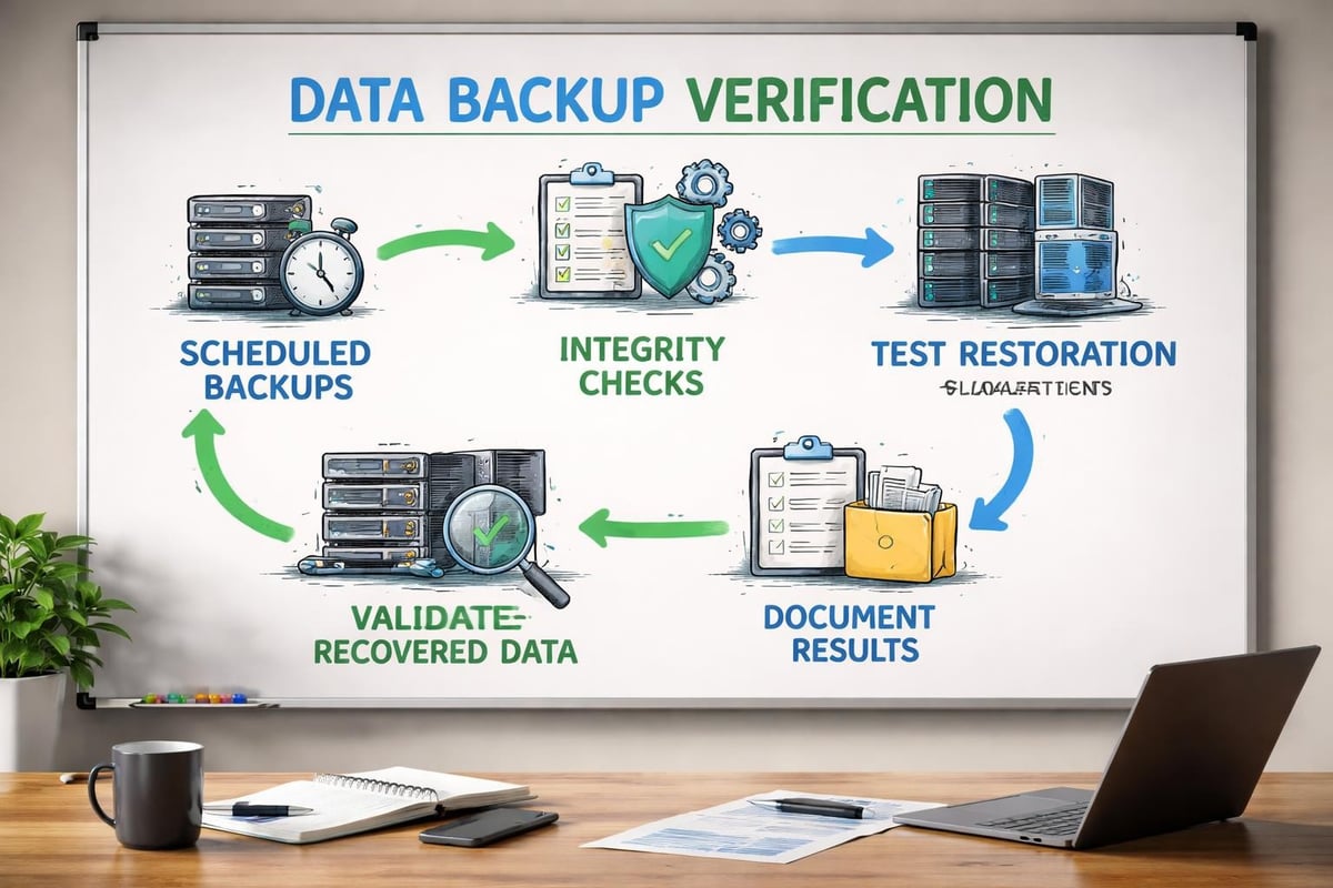 Backup recovery testing process