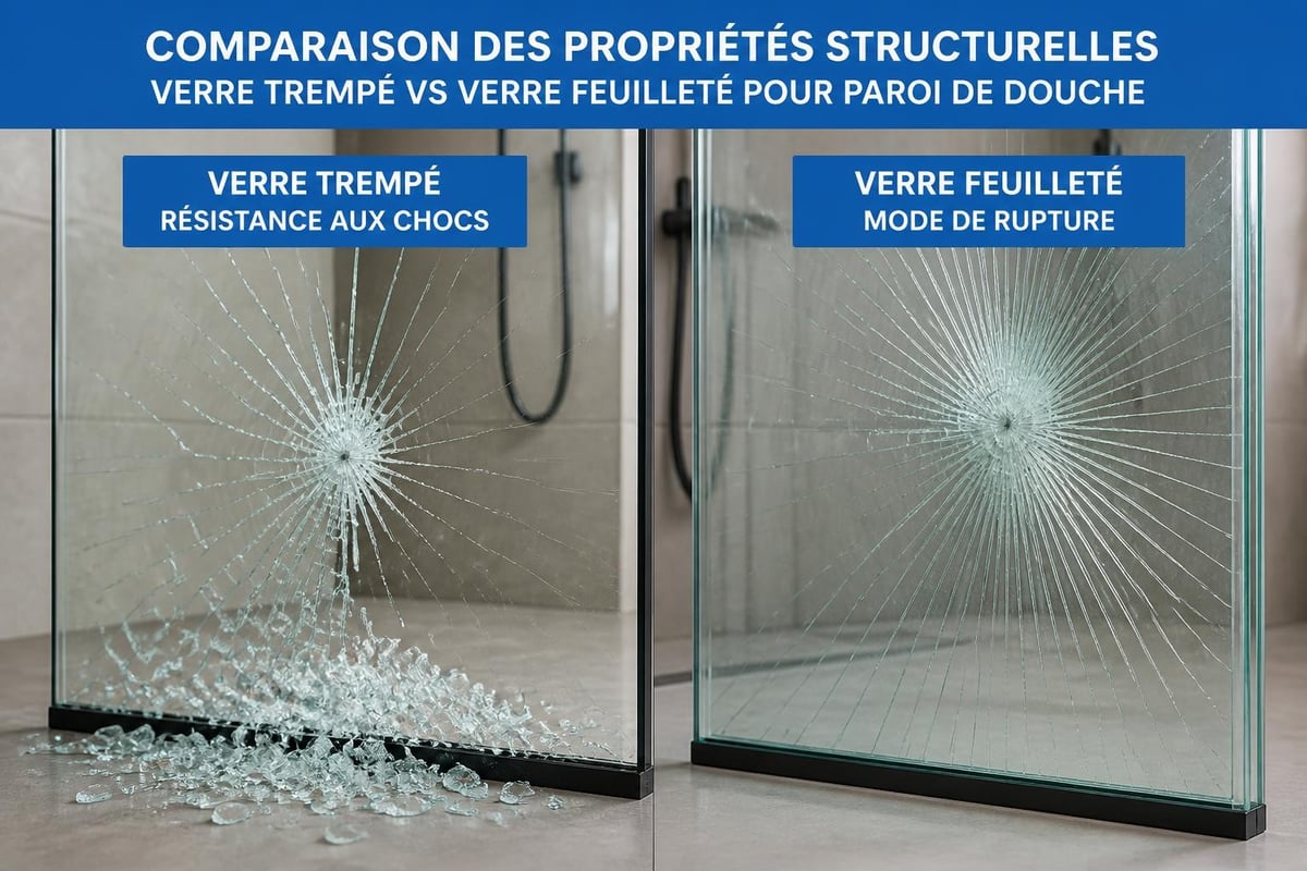 Verre trempé vs verre feuilleté