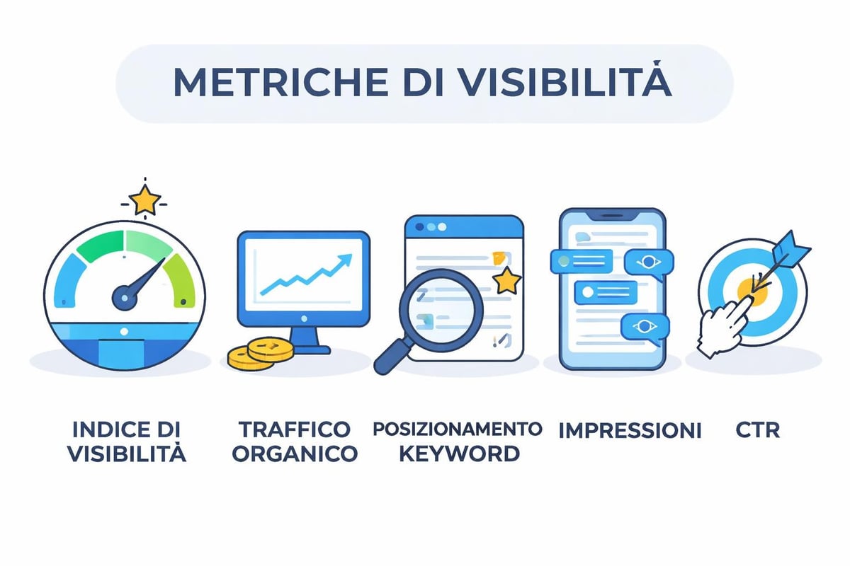 Metriche visibilità sito