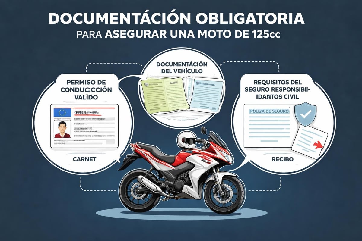 Seguros de Moto 125: Guía Completa para 2026 1 Requisitos legales motos 125