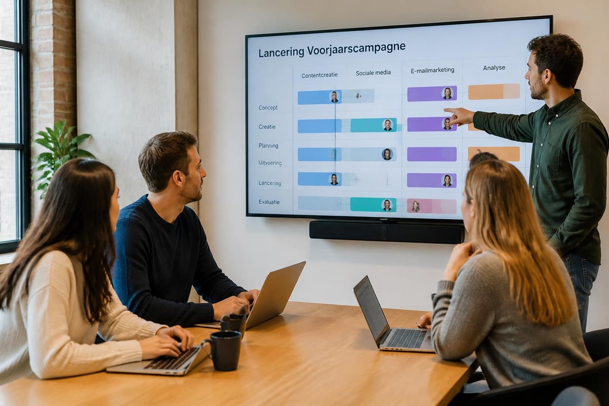 Remote marketing team collaboration