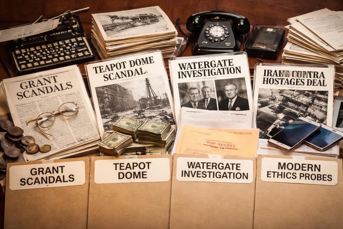 U.S. presidential scandals timeline