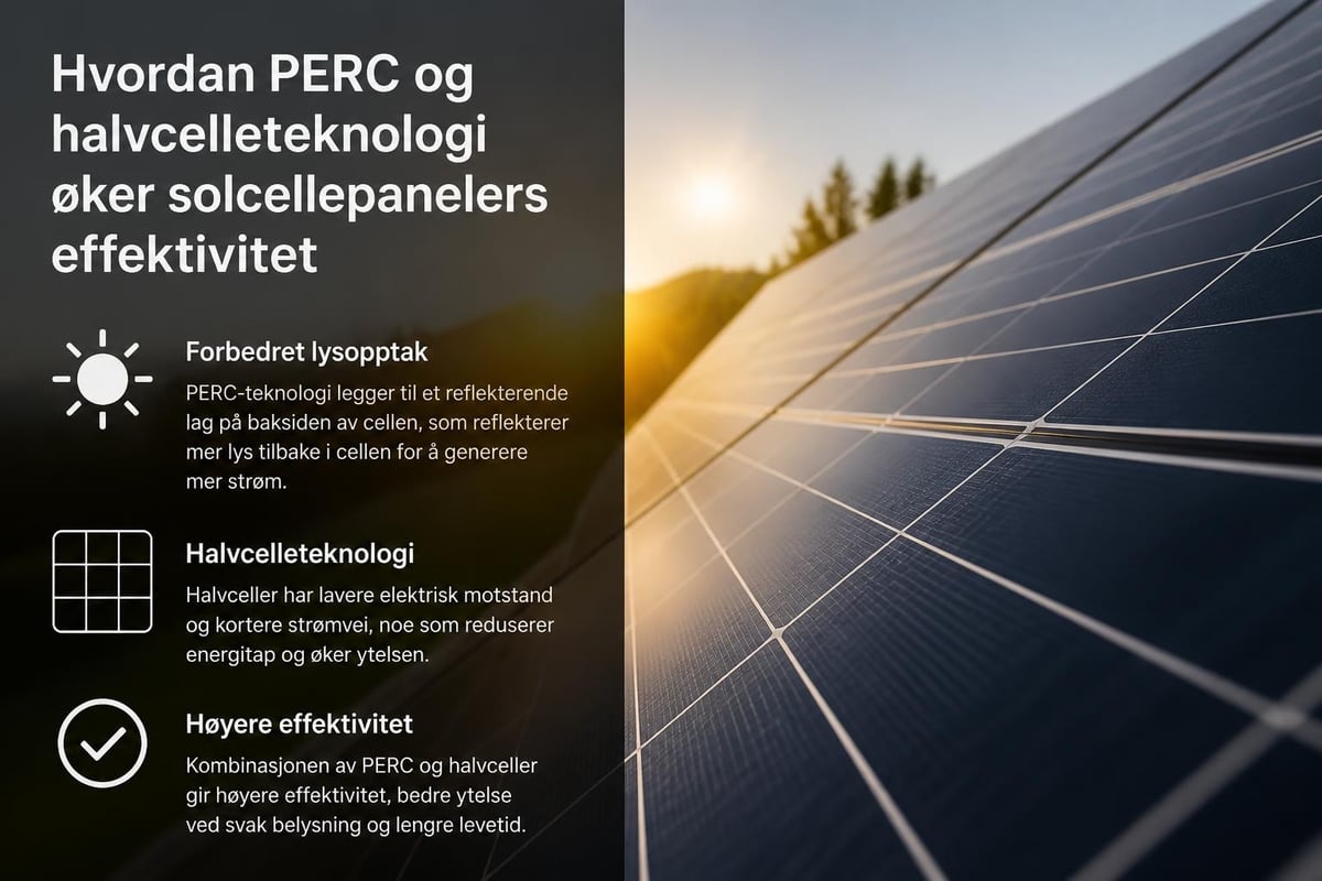 Solcellepanel teknologi