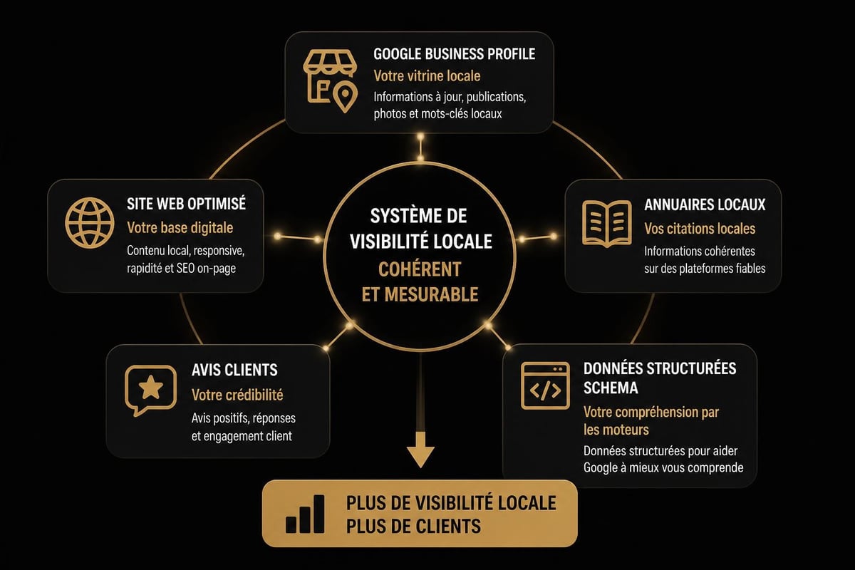 Ecosystem marketing local interconnecté