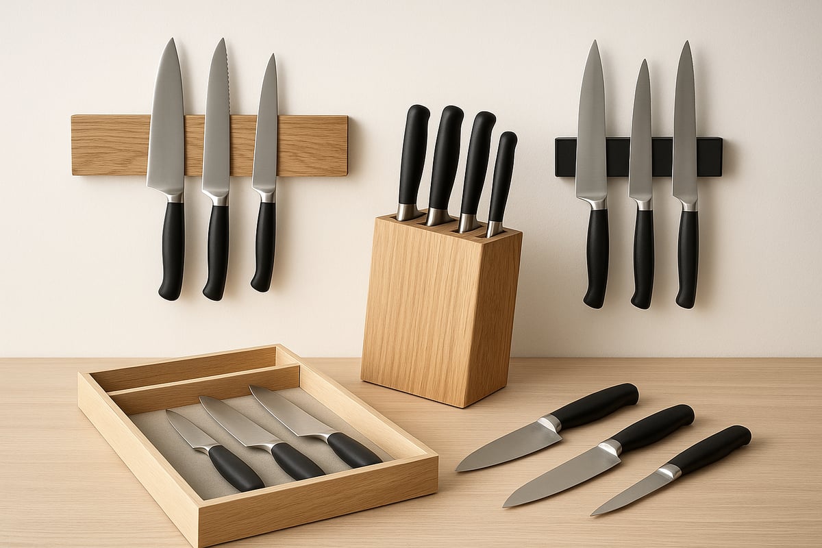 Typer af knivholdere og deres fordele/ulemper