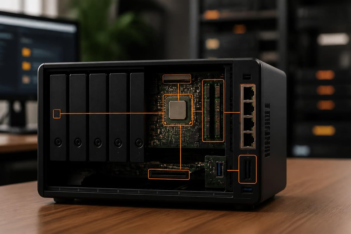 DiskStation hardware components