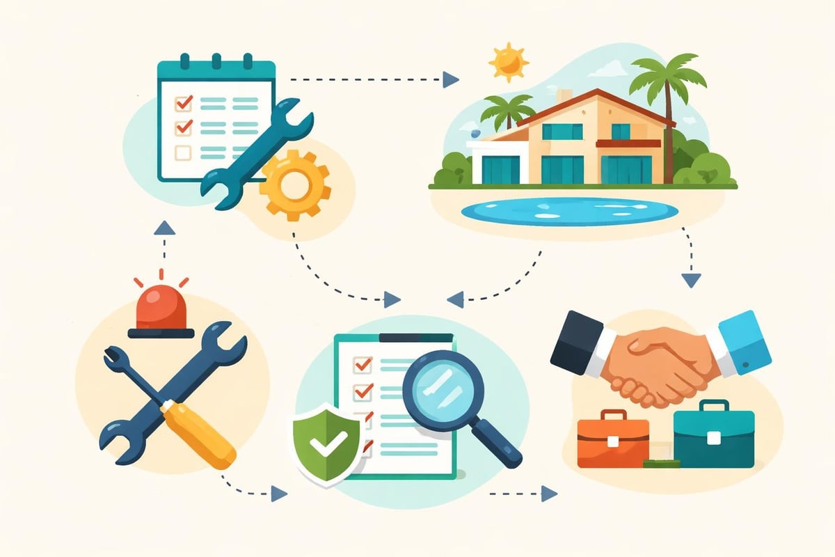 Property maintenance coordination