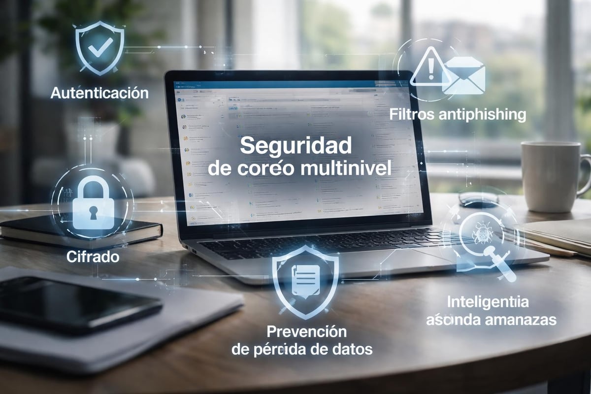 Capas seguridad correo empresarial