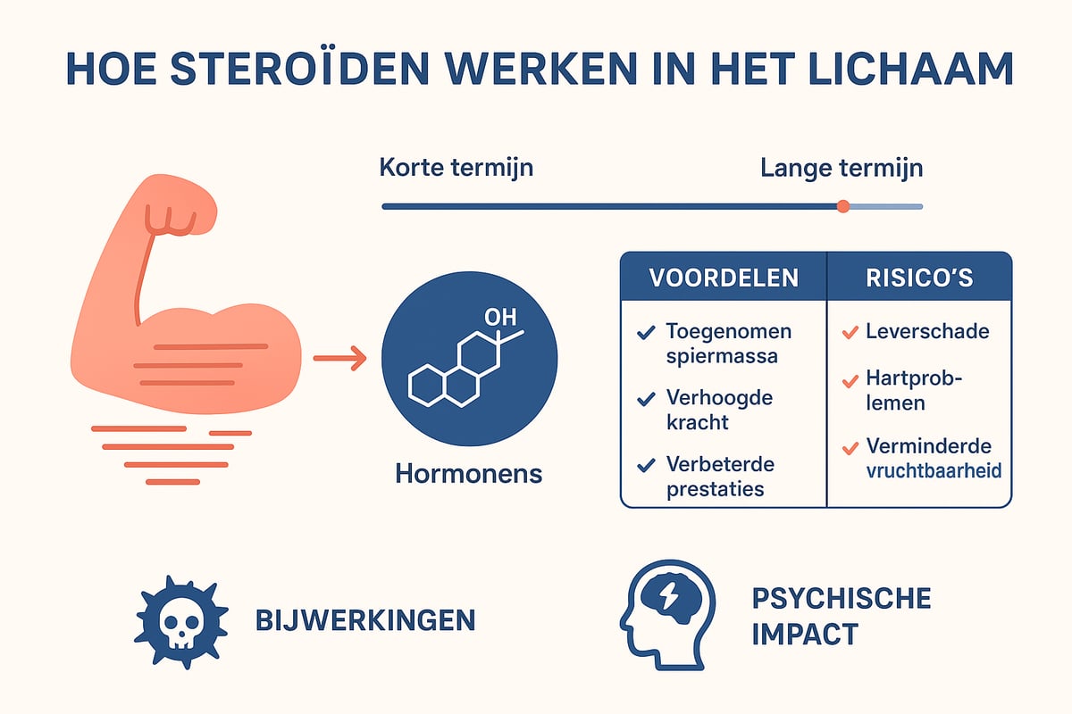 Hoe Werken Steroïden in het Lichaam? Effecten, Voordelen & Risico’s
