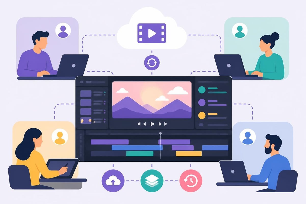 Cloud-based video editing workflow