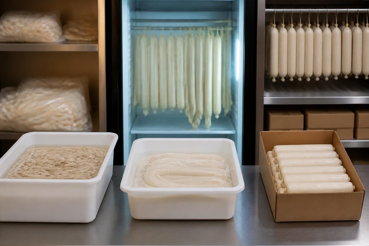 Proper sausage casing storage methods