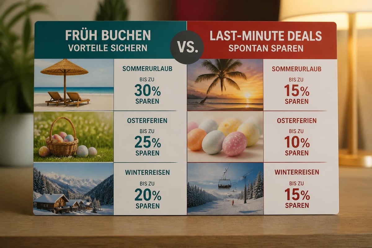 Frühbucher vs Last-Minute Strategie
