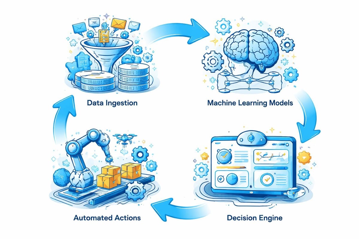 AI process workflow components