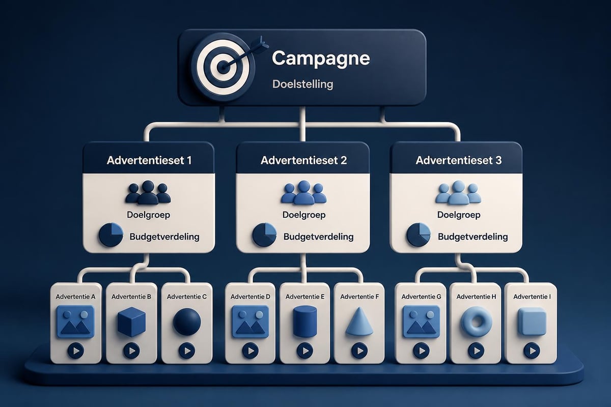 Meta advertising campaign structure