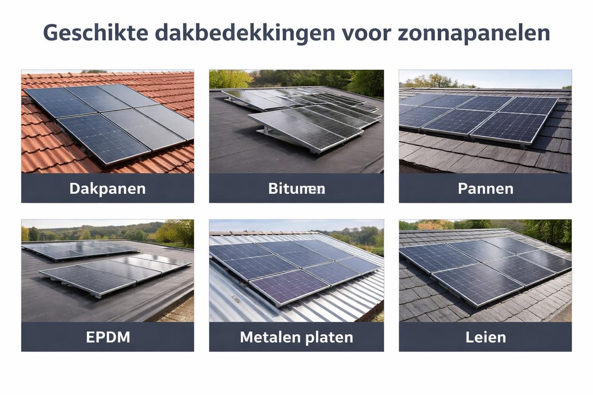 Vergelijking van verschillende dakbedekkingsmaterialen