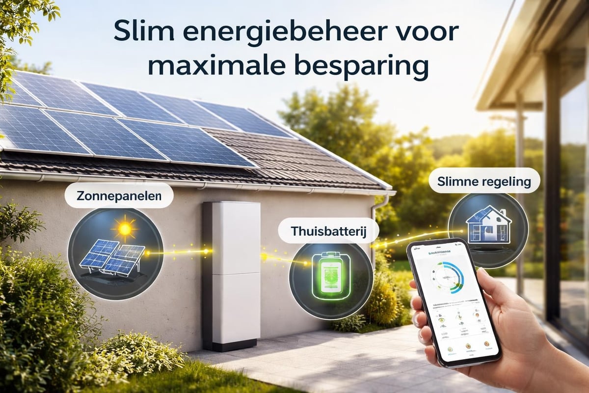 Energiemanagement met zonnepanelen