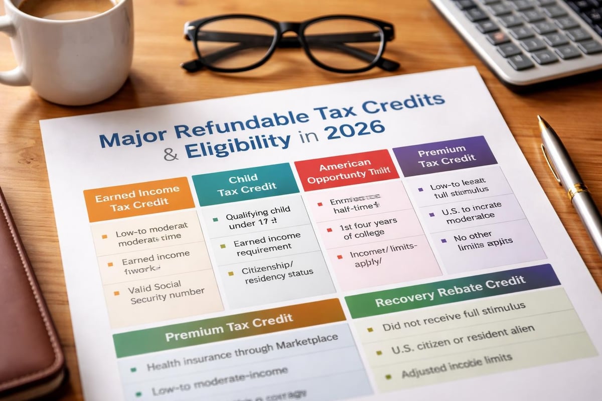 Refundable tax credits