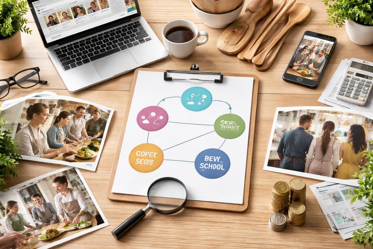 Kochschule auswählen