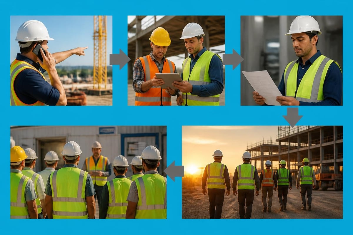 Construction staffing workflow