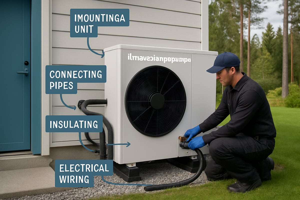 Ilmavesilämpöpumpun hankinnan vaiheet: Opas vuodelle 2025