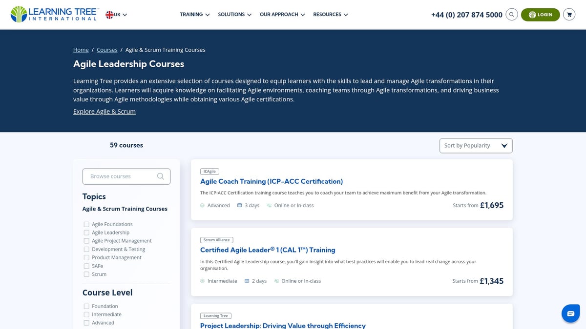7 Top Management In IT Courses To Boost Your Career 2026 - Agile Leadership – Learning Tree