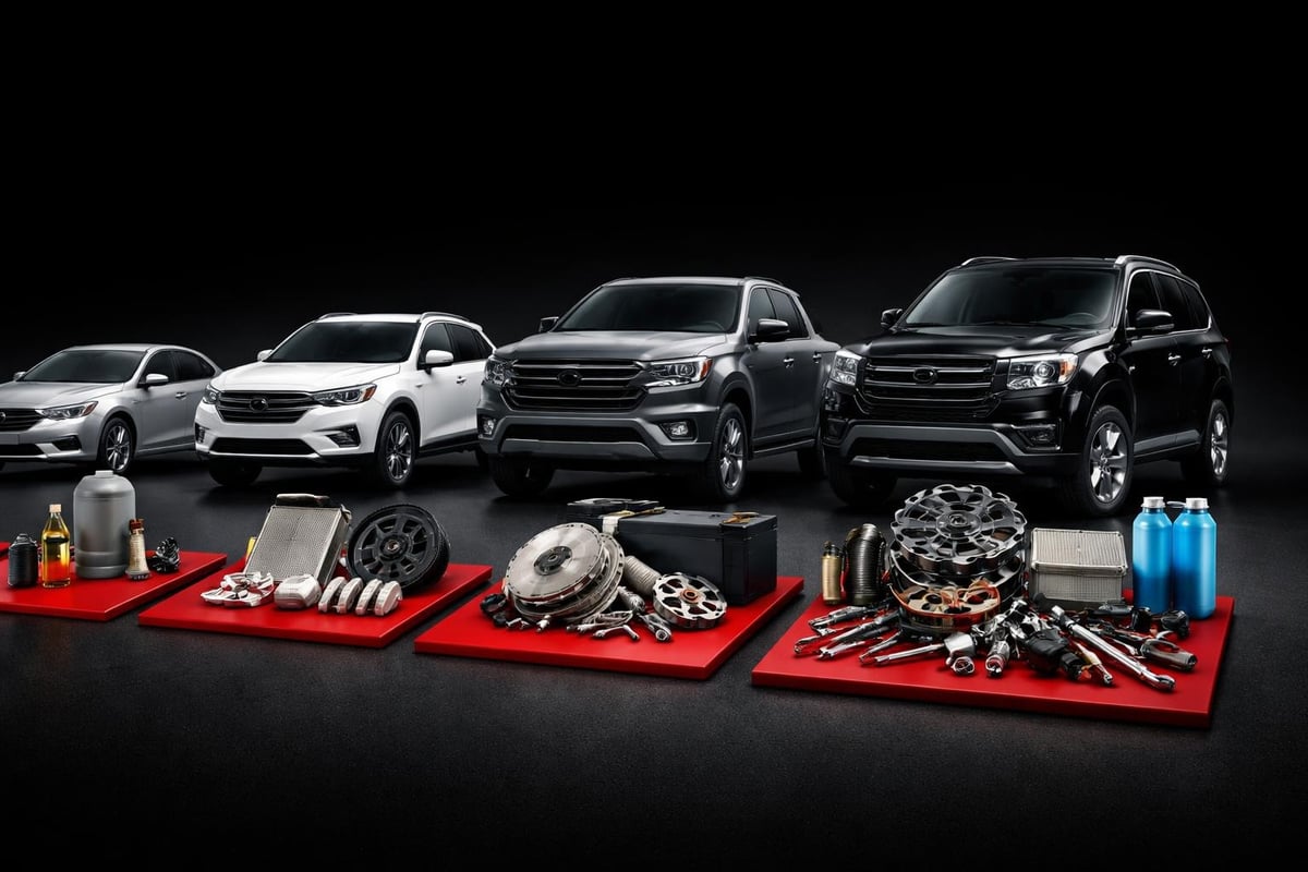 Maintenance intervals timeline