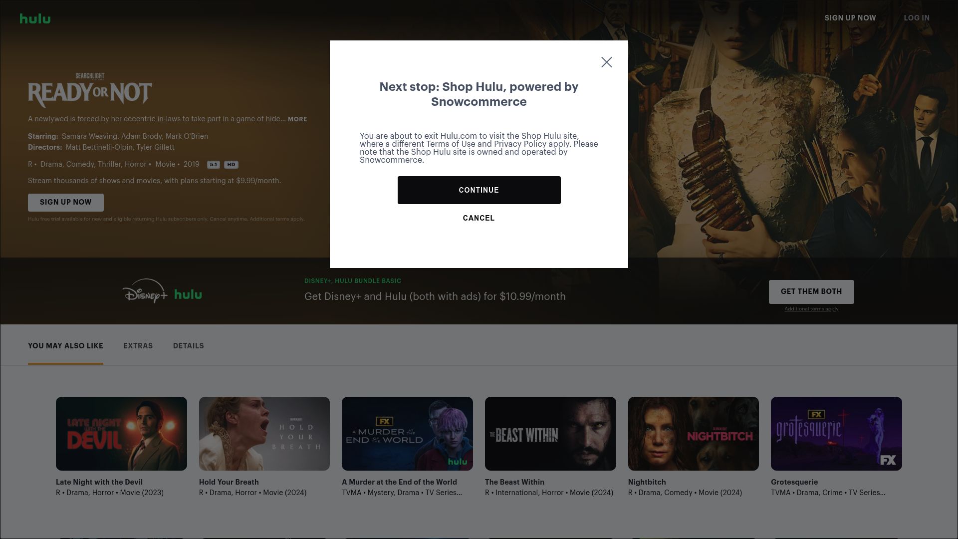12 Best Movies on Hulu to Watch in 2025 - Ready or Not (2019)