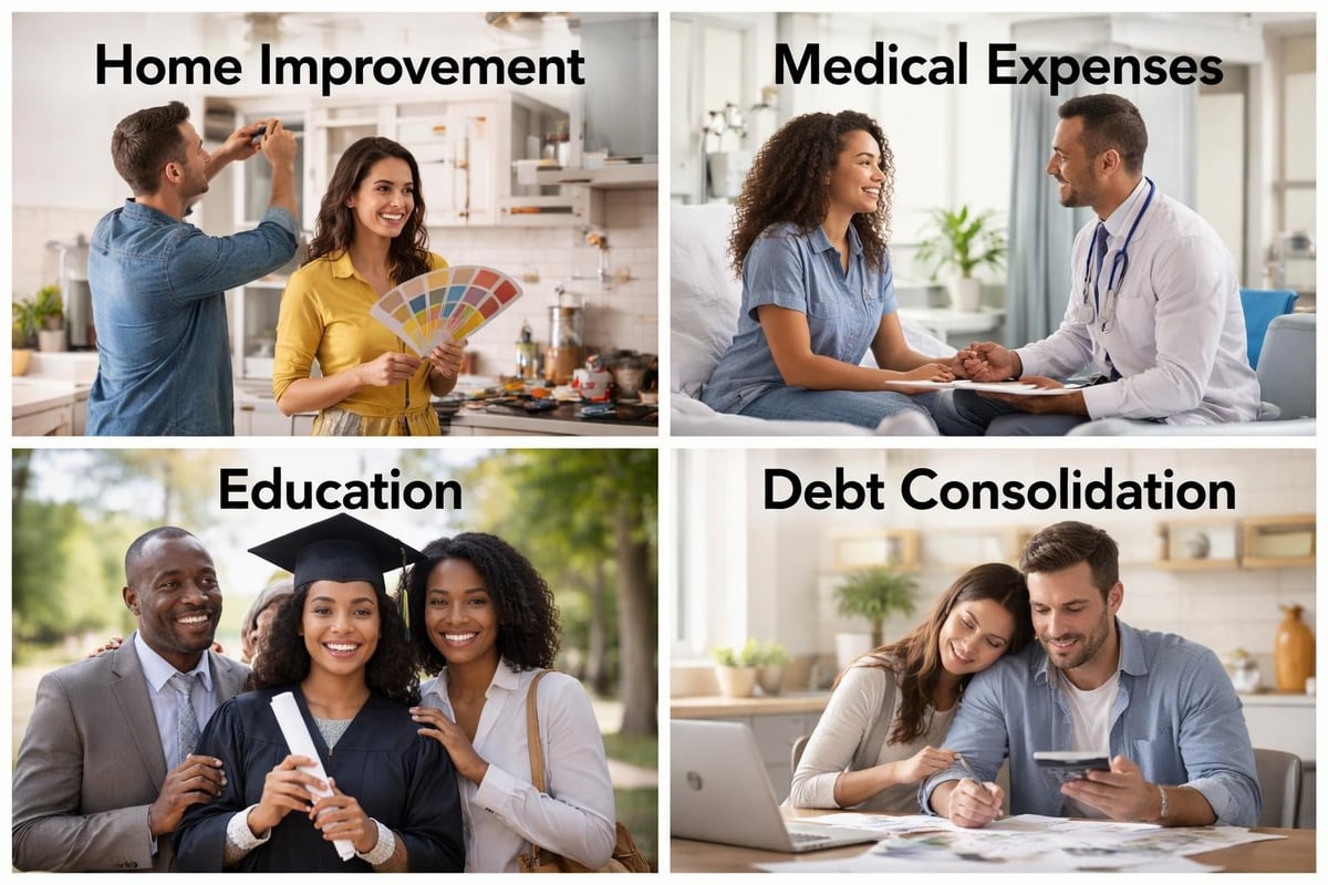 Consumer loan product types and purposes