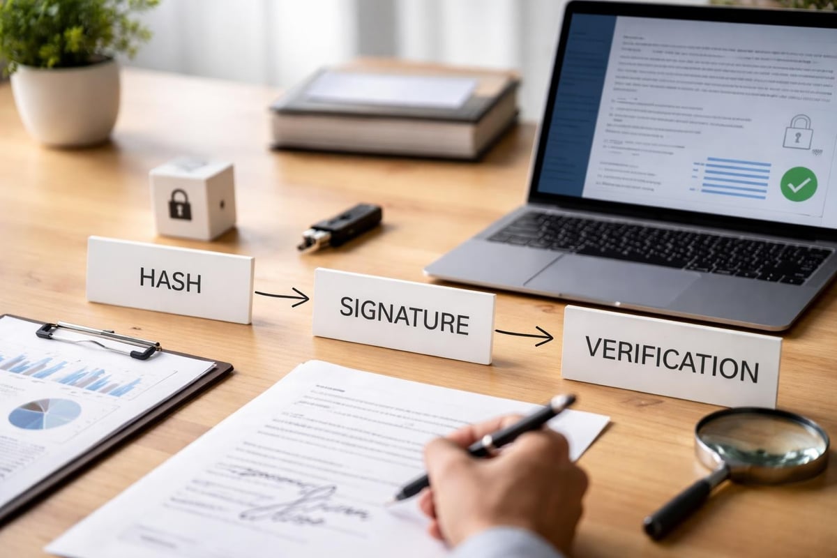 Integrity verification process