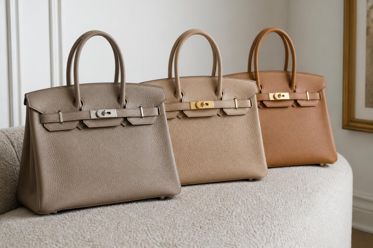 Beige Birkin color spectrum