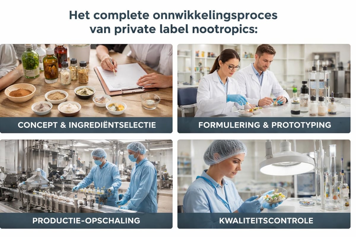 Private label nootropics ontwikkelingsproces