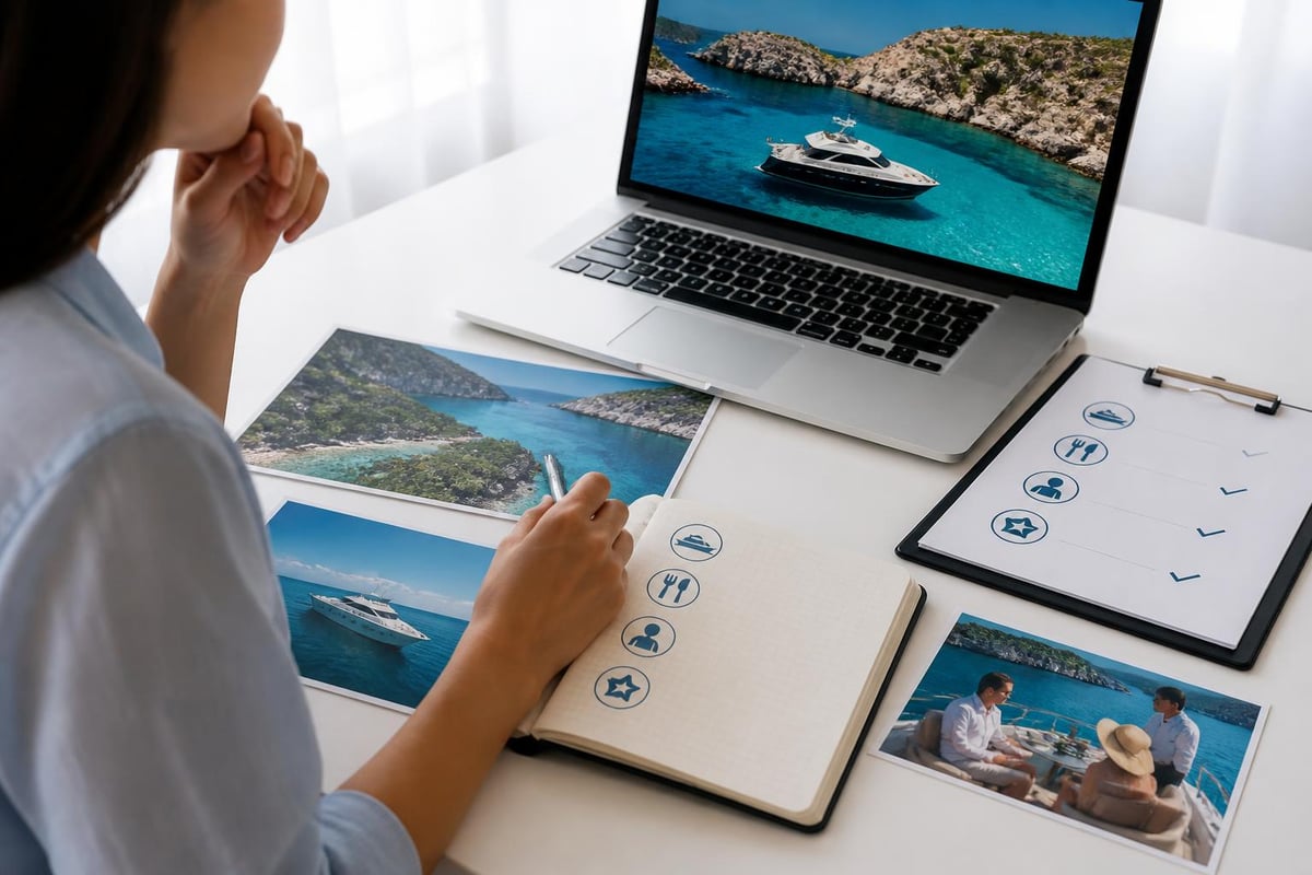 Private boat trip planning