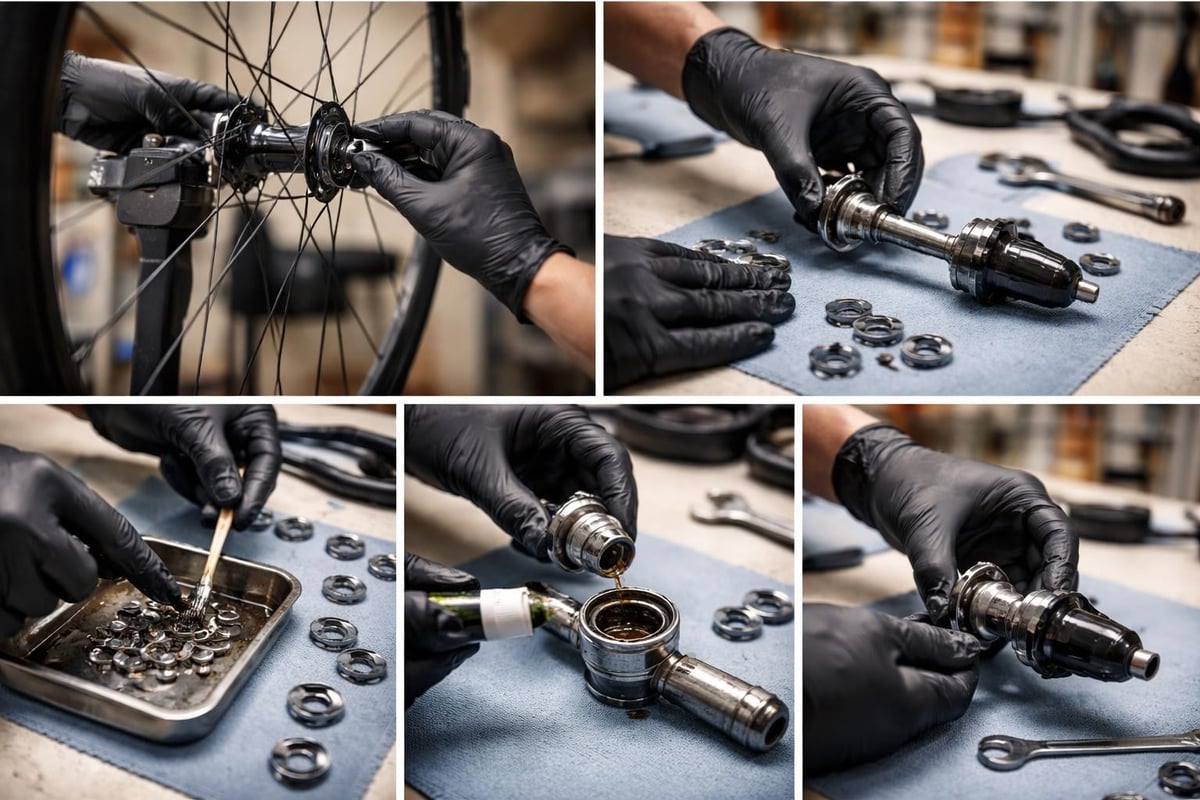 Hub maintenance process