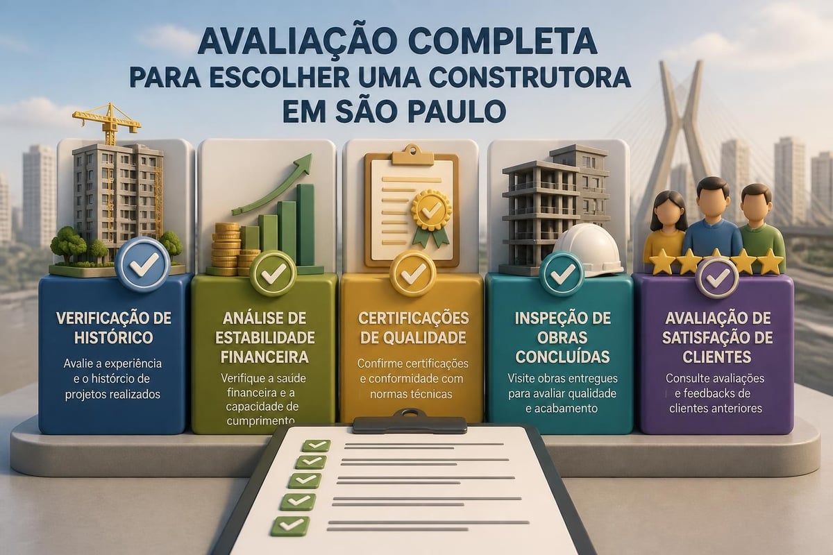 Checklist avaliação construtora