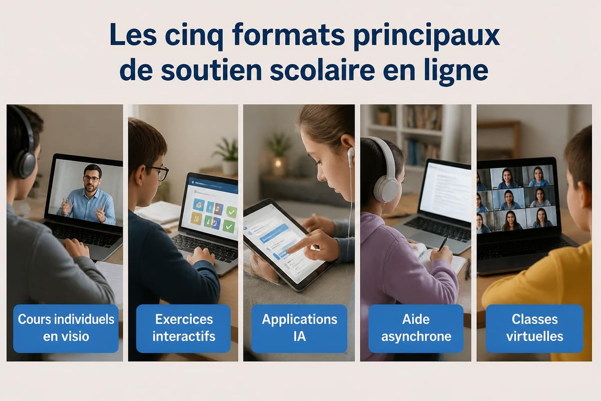 Modalités de soutien scolaire numérique