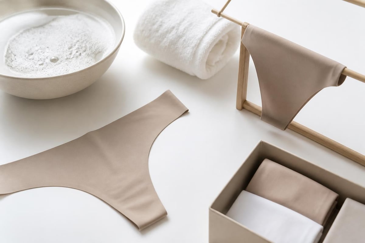 Seamless thong care routine