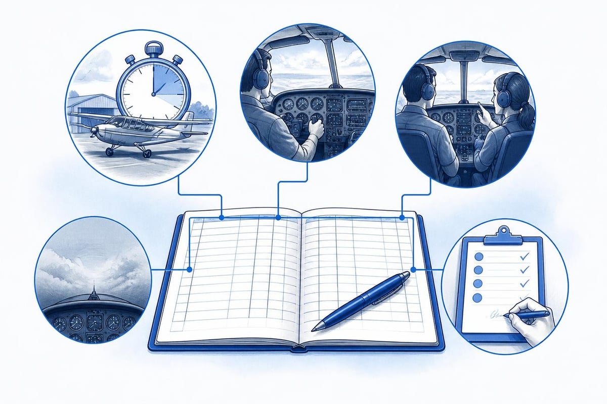 Logbook entry breakdown