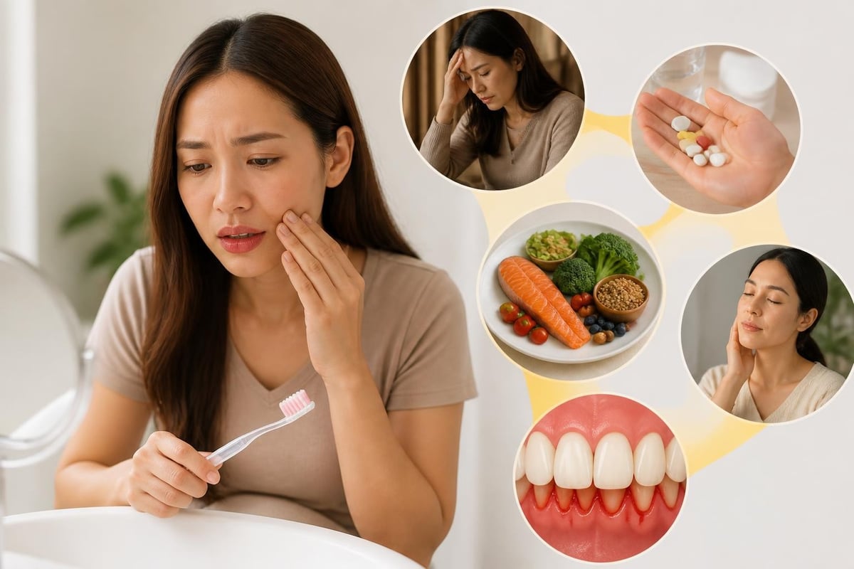 Medical factors in gum bleeding
