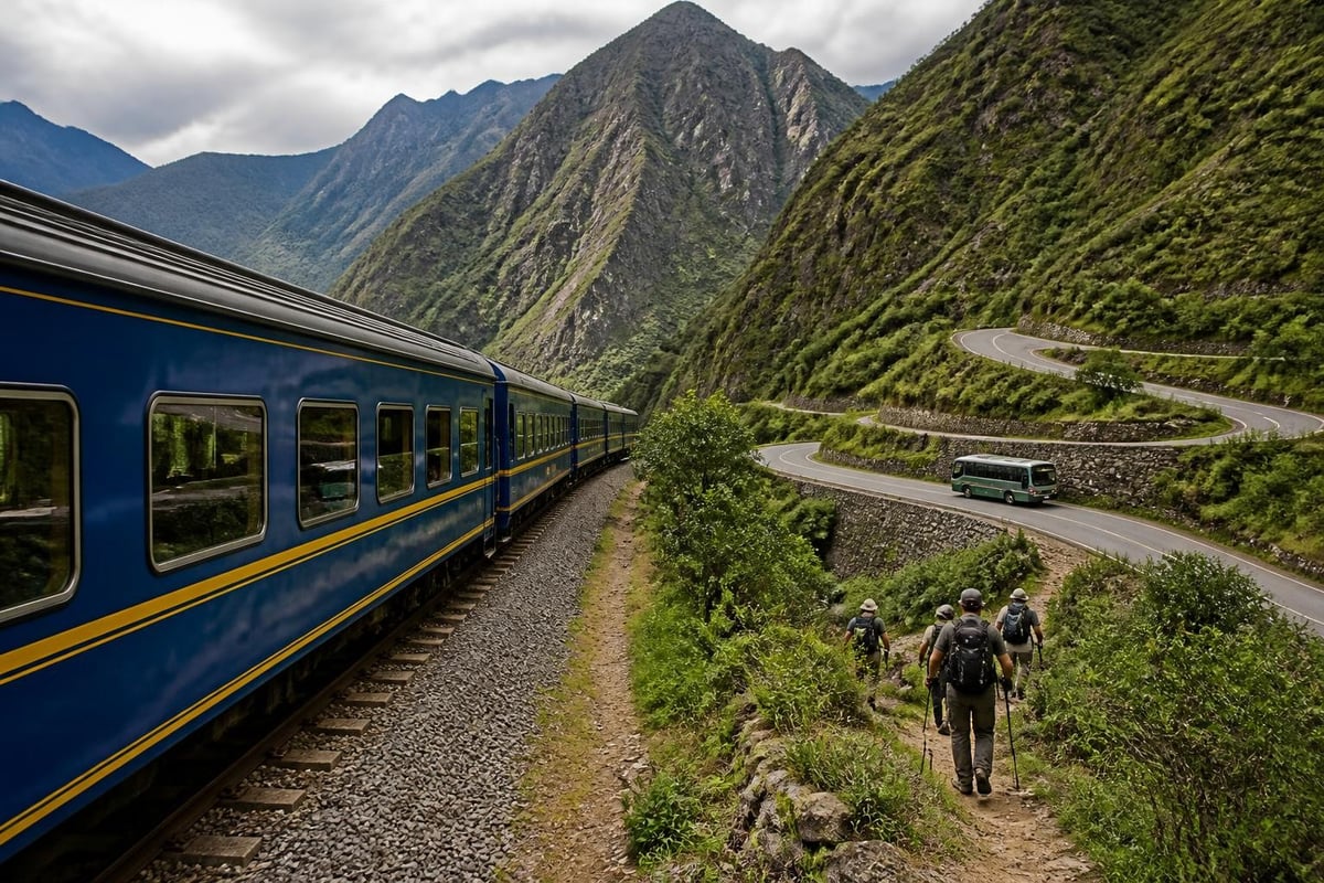 Transportation network for Machu Picchu access