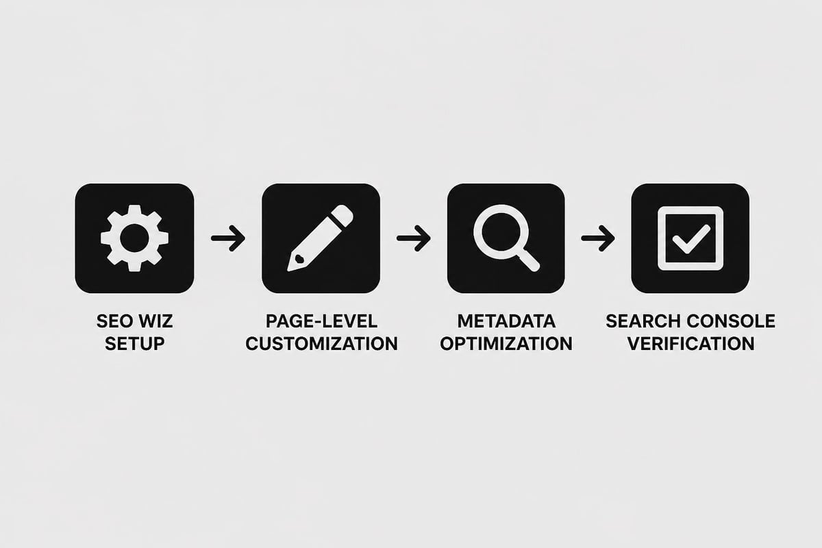 Wix SEO settings workflow