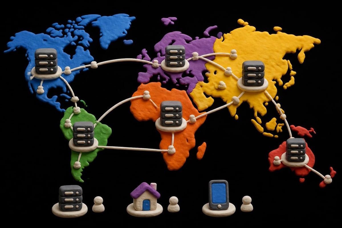 Global proxy network coverage