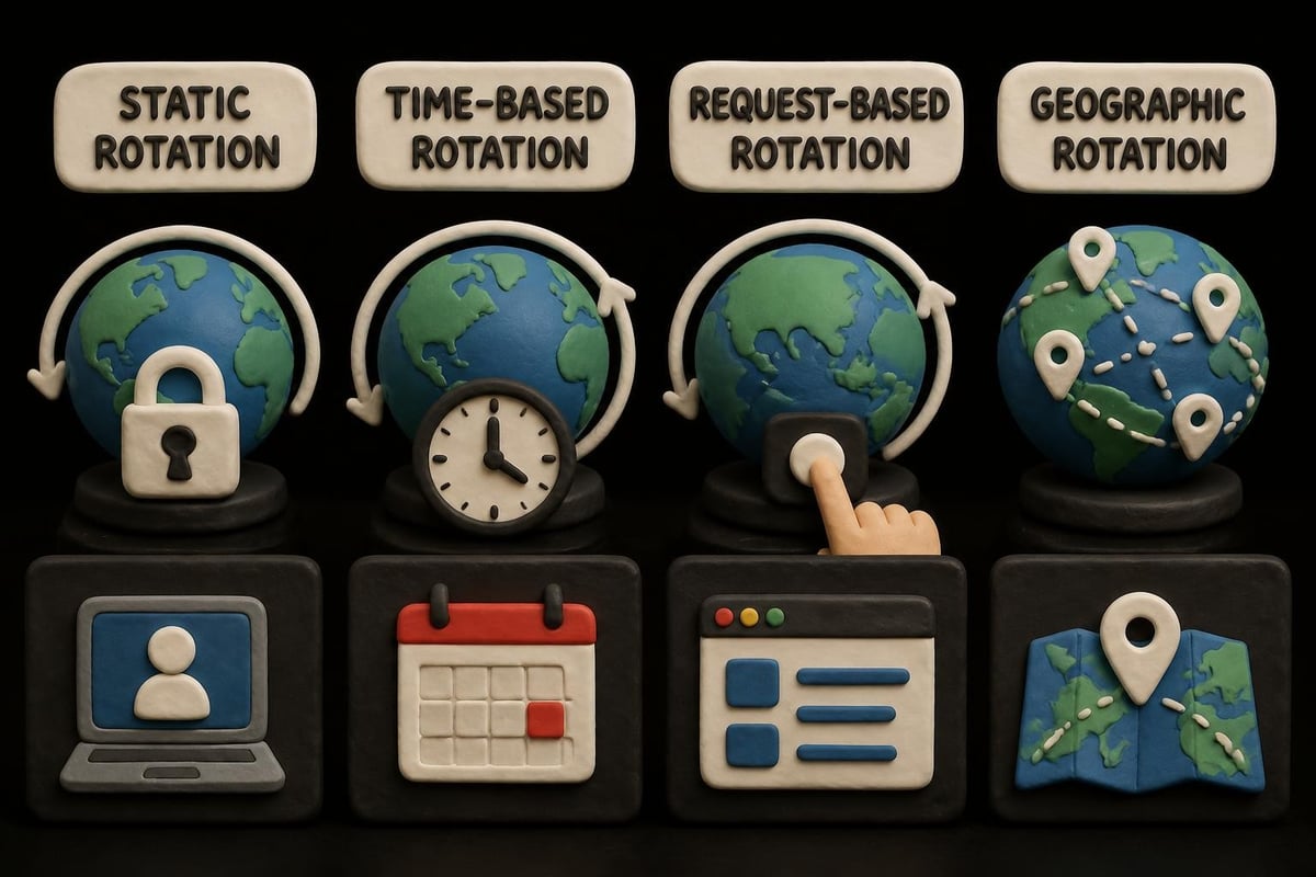 Proxy rotation strategies