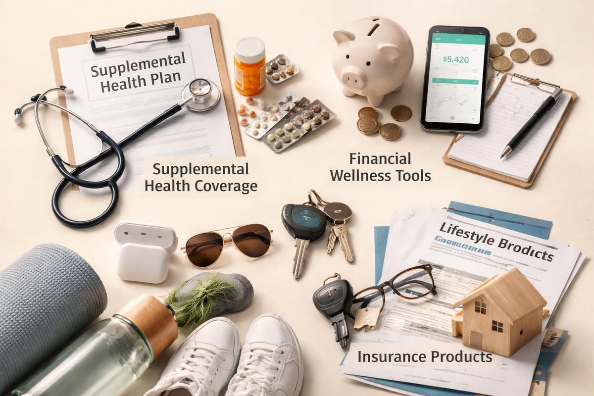 Voluntary benefits categories