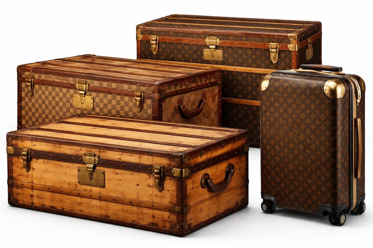 Louis Vuitton trunk evolution