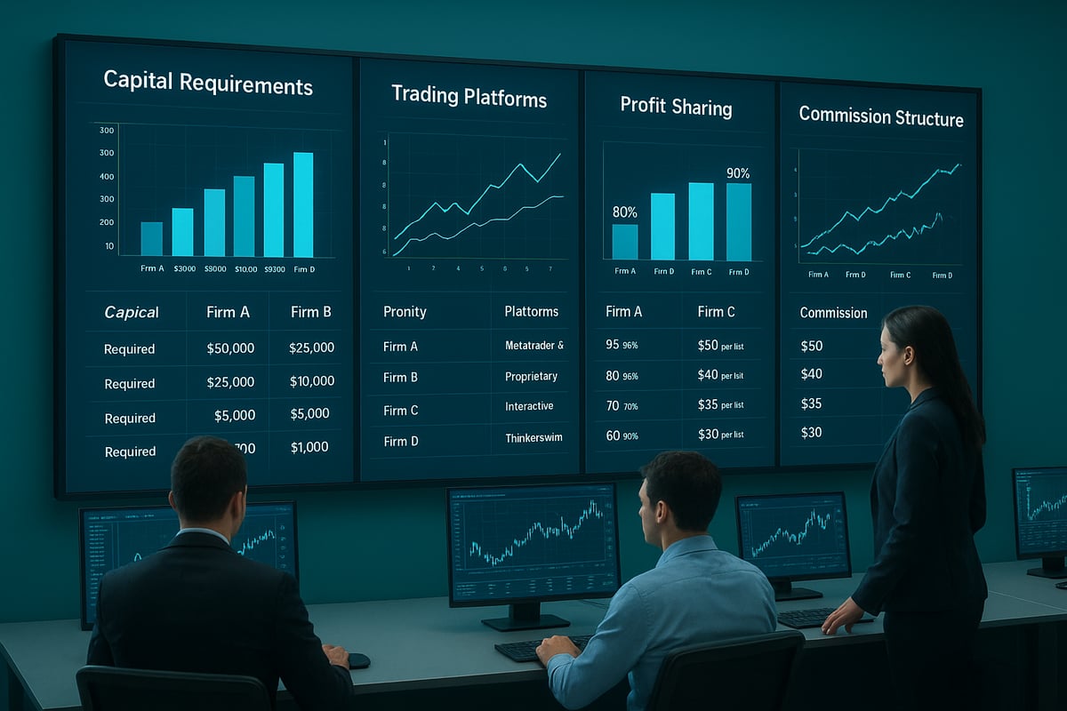 Top Prop Firms Compared: Features, Rules, and Performance