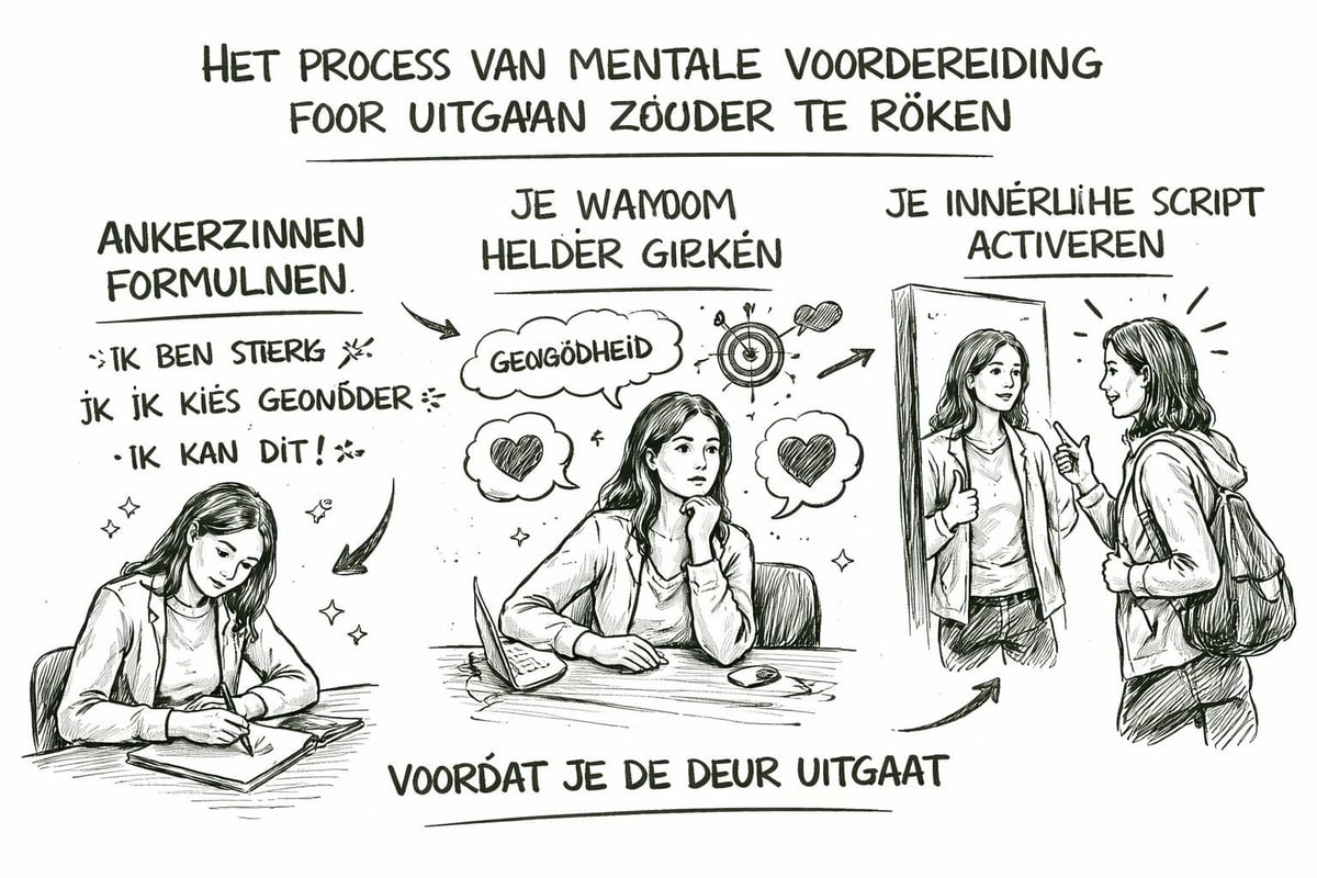 Mentale voorbereiding uitgaan