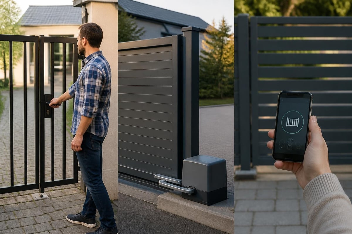 Residential gate automation options