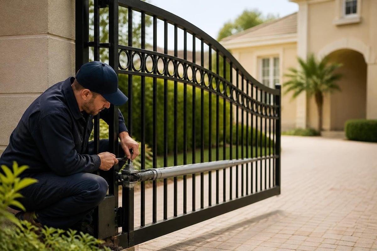 Residential gate maintenance schedule